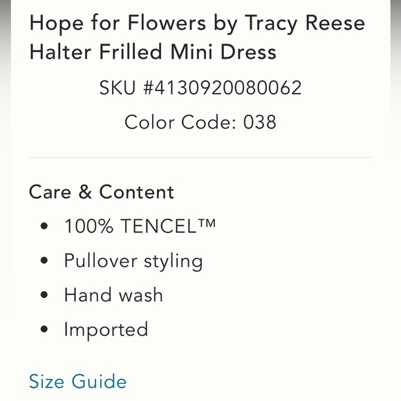 🌟HP🌟 Anthropologie NWT Hope for Flowers by Tracy Reese Halter Frilled Dress XL - Picture 5 of 6